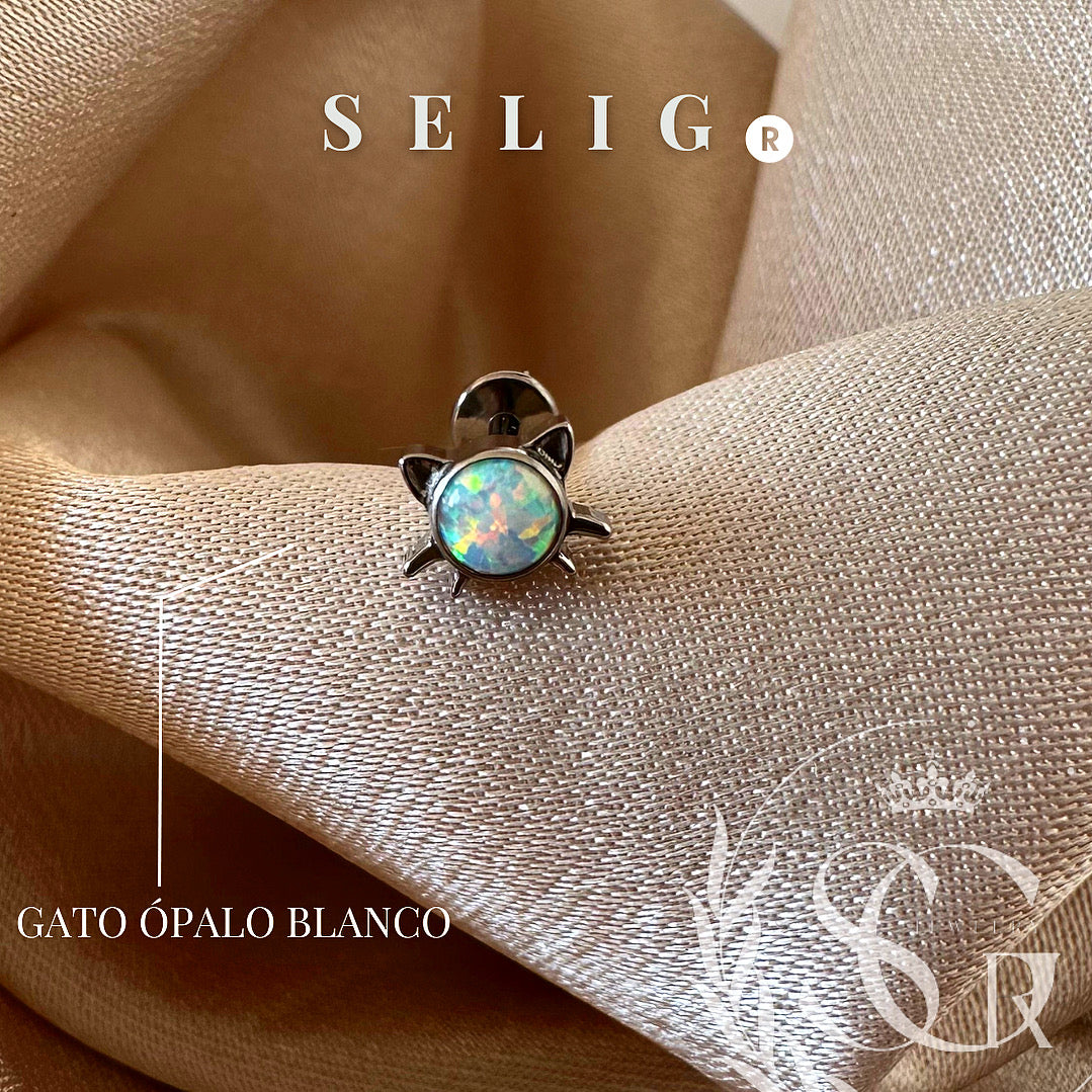 Gato ópalo blanco
