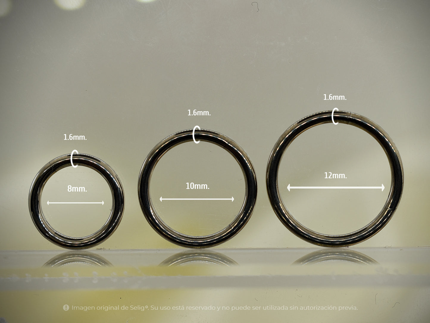 Piercing basico clicker. Septum / Daith
