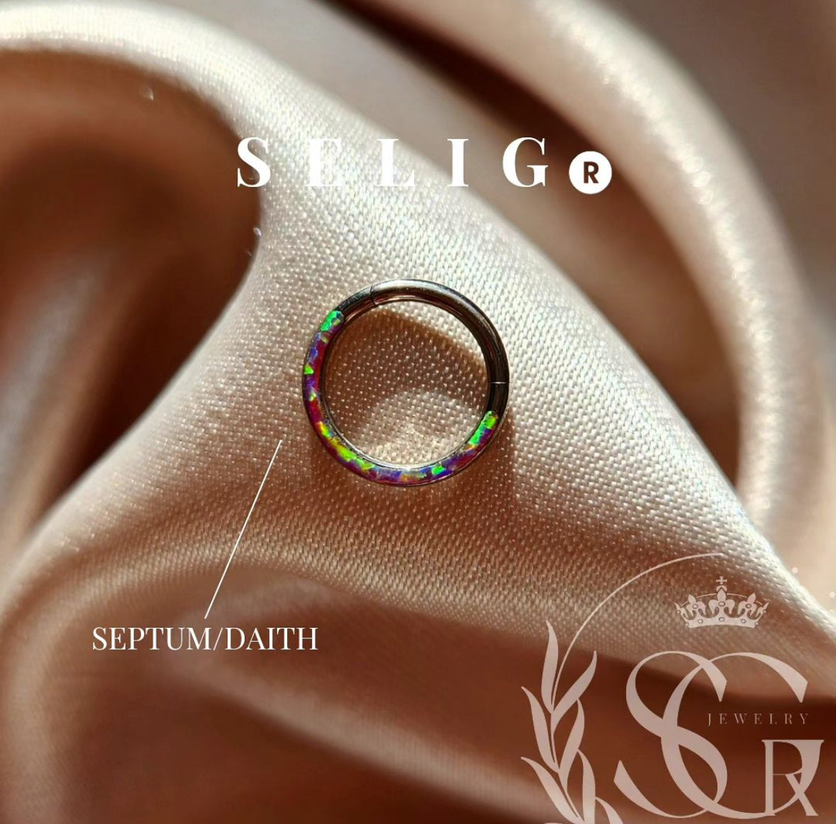 Séptum / Daith Op morado