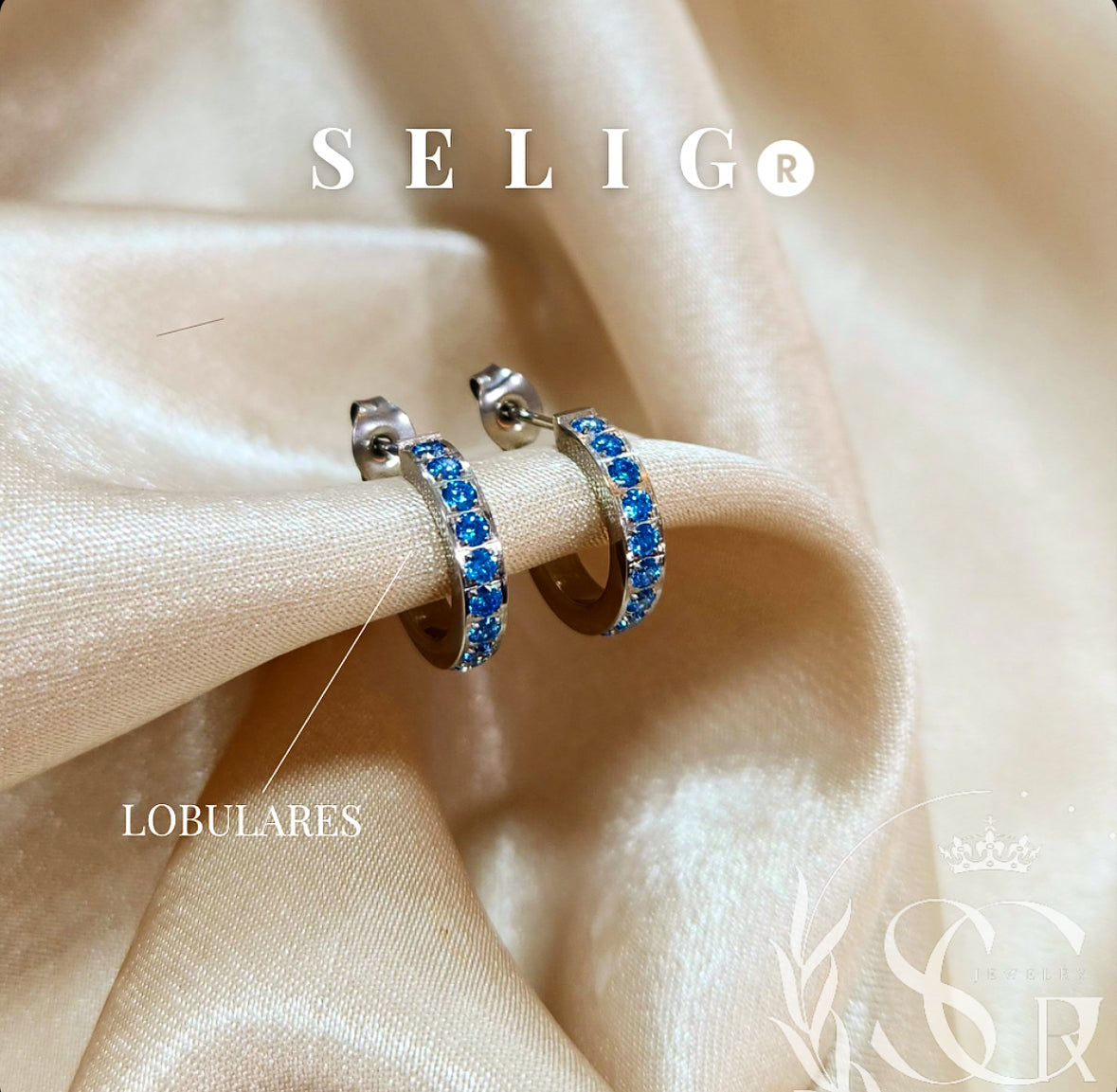 Argolla lob azul