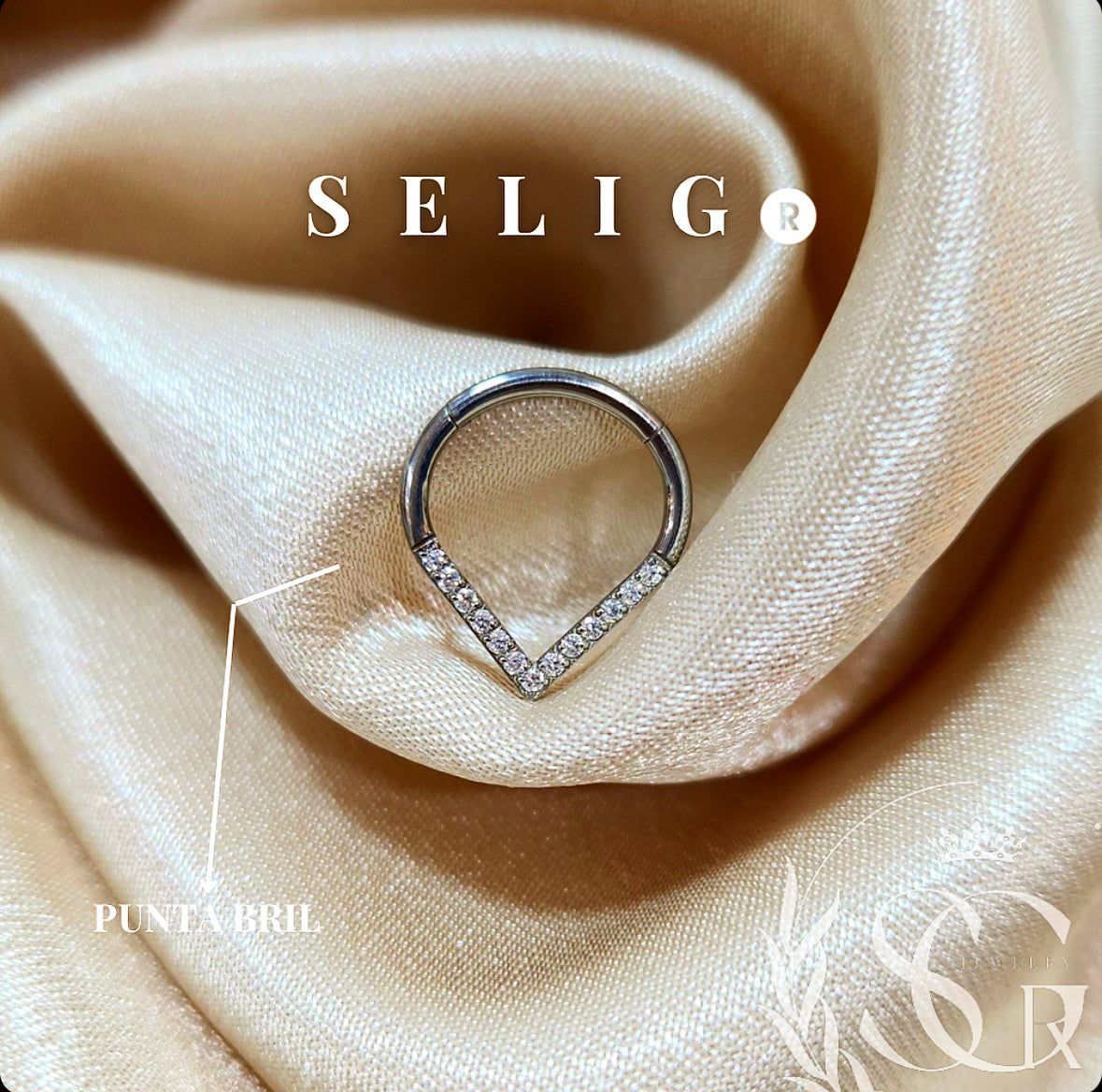 Séptum / daith Punta brill