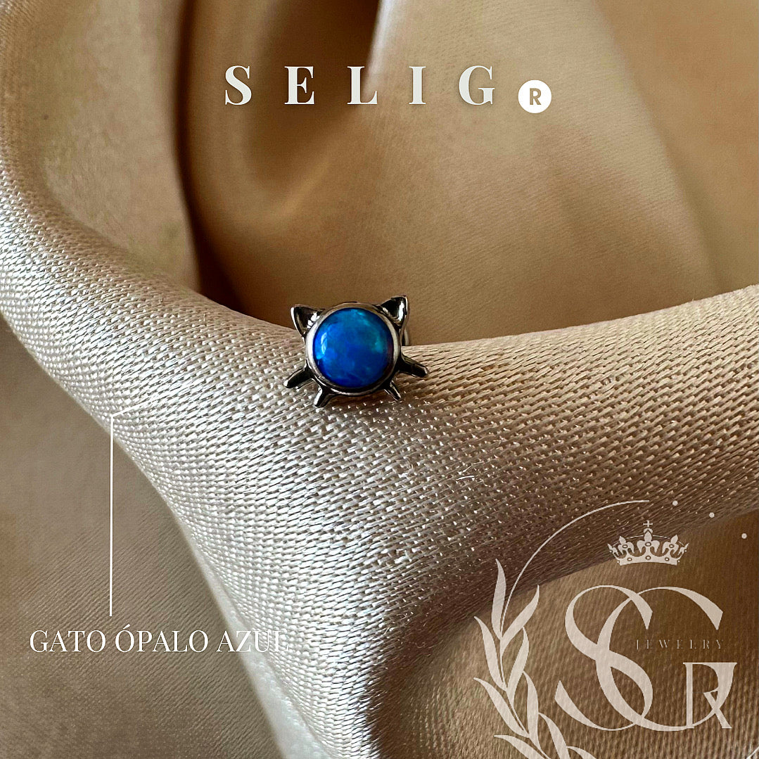 Gato ópalo azul