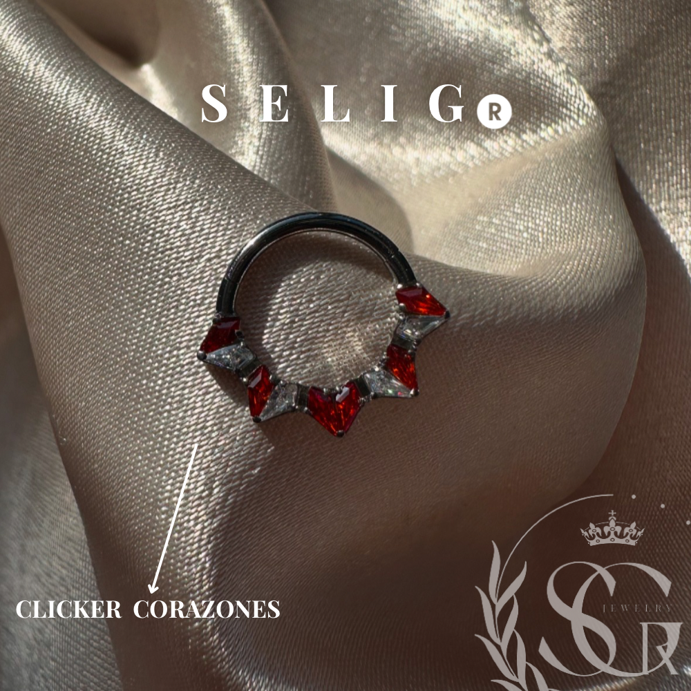 Clicker corazón rojo