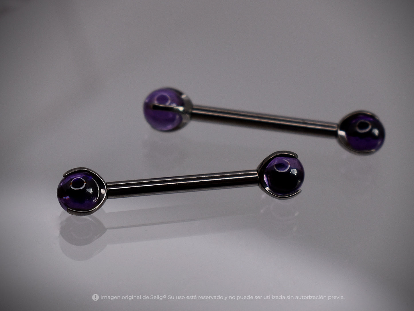 Billar Purple, nipples/tongue