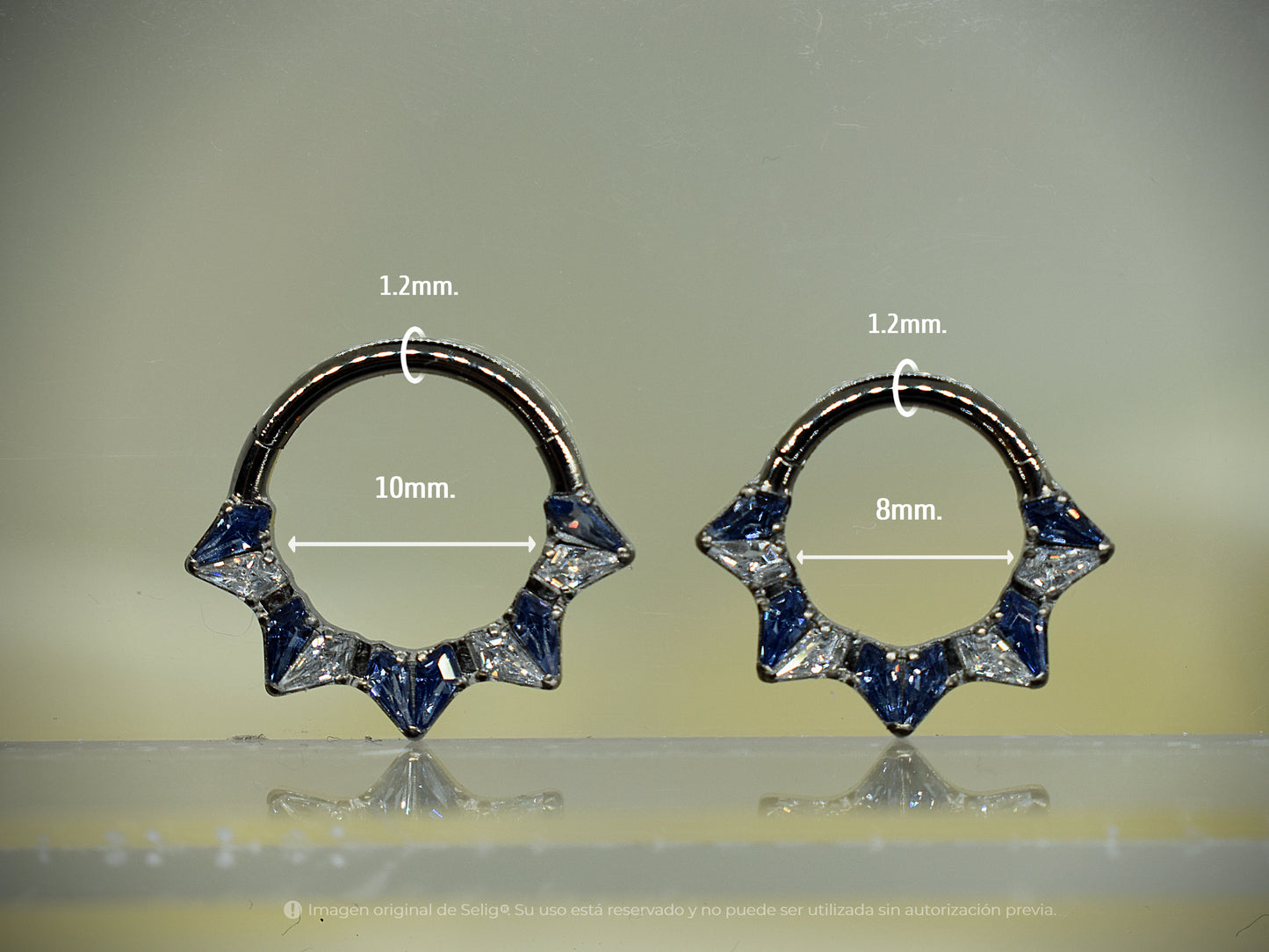 Piercing Canvas Blue - Septum/Daith