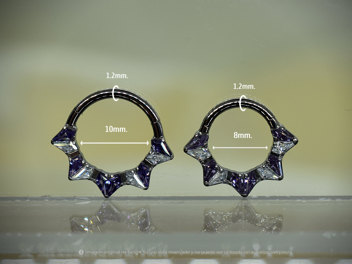 Piercing Canvas Purple - Septum/Daith