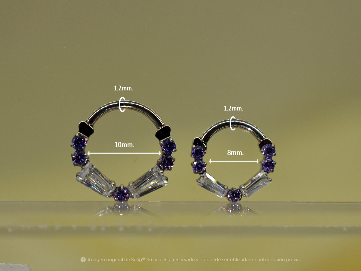 Piercing Purplish - Septum/Daith