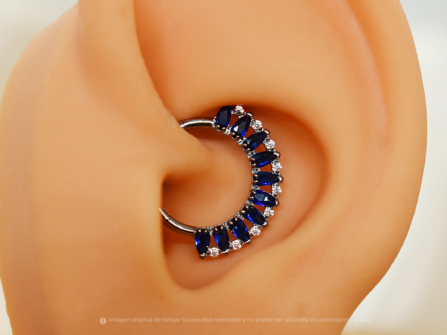 Piercing Cadis blue - Septum/Daith