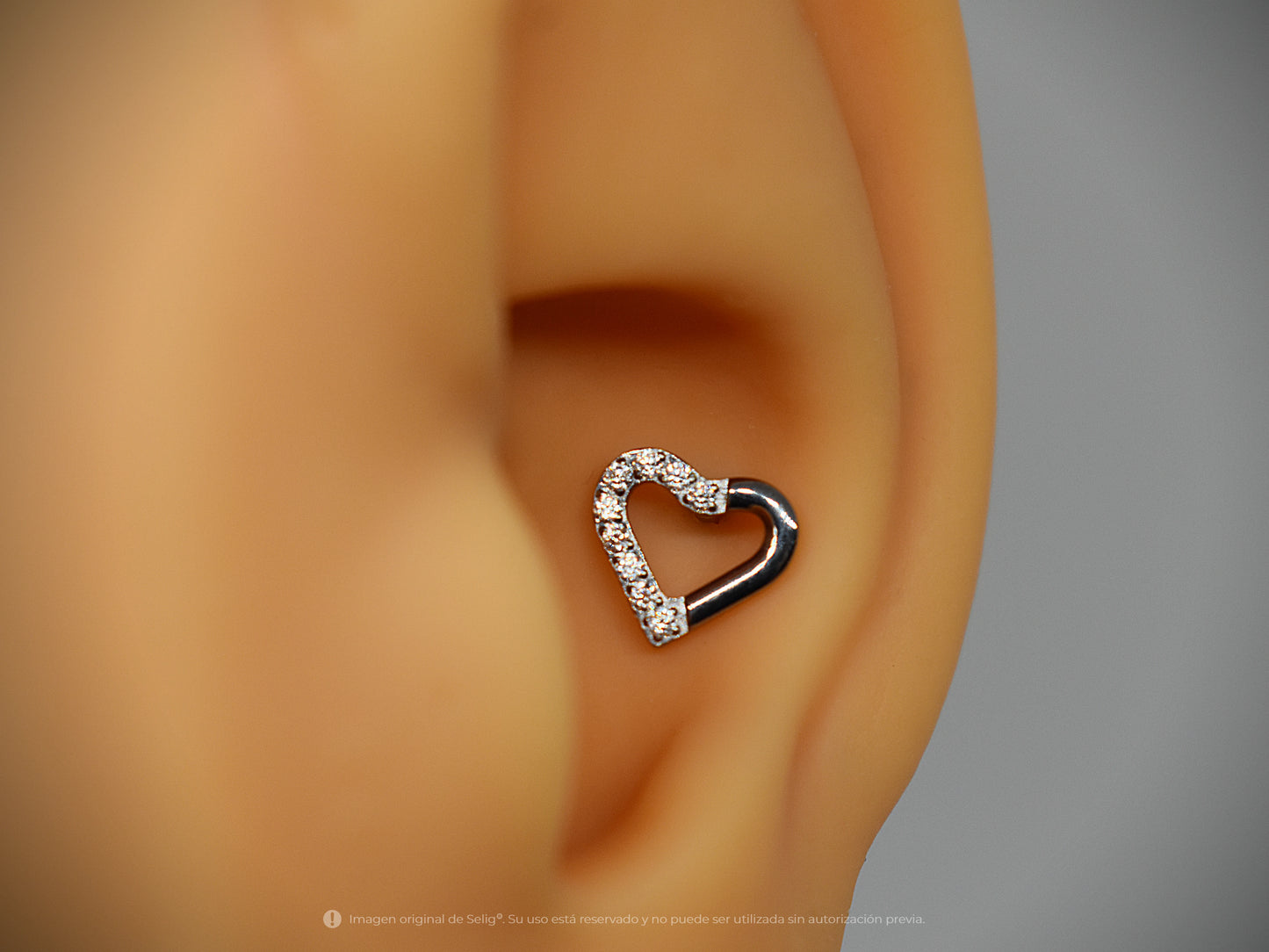 Piercing corazones - Ear