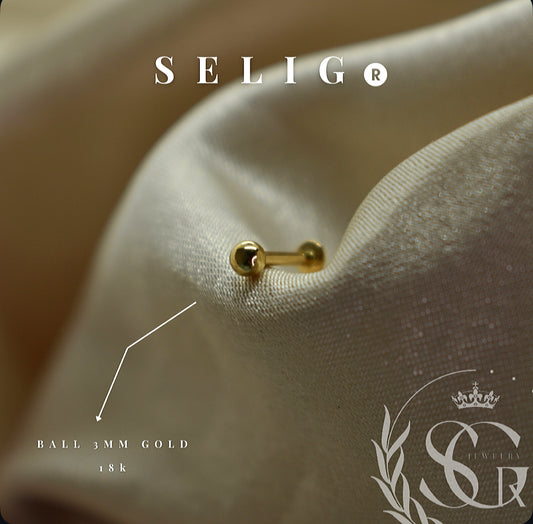 BOLA 3MM GOLD 18K