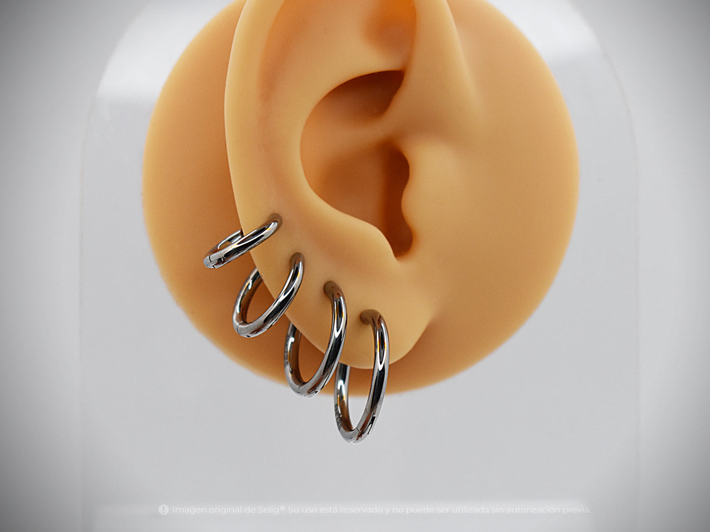 Argolla Basica - Pendientes