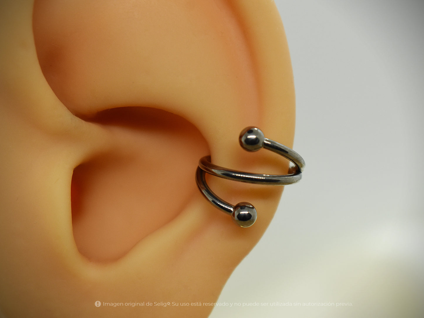Argolla Torsión B1 - Conch/Helix