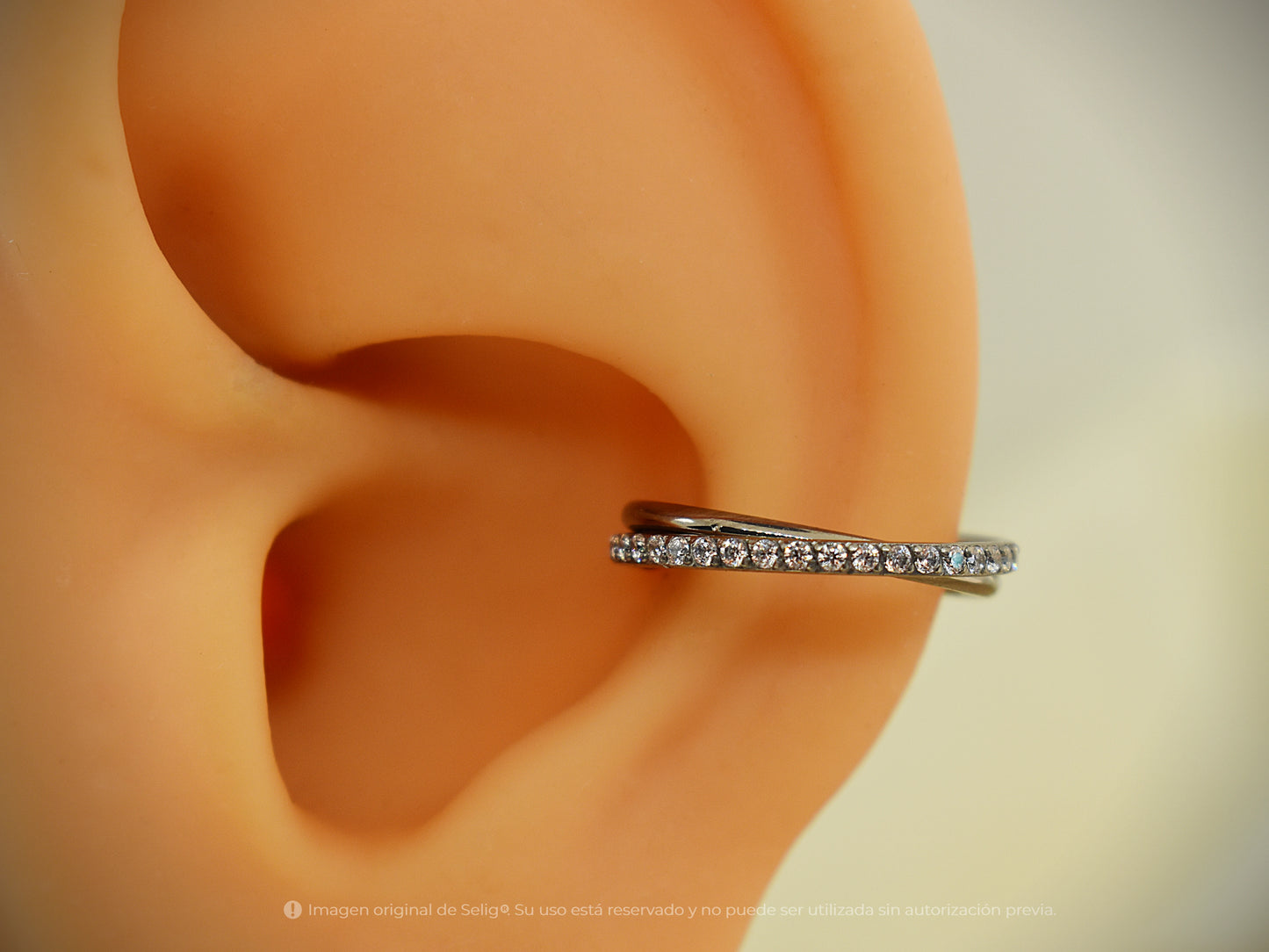 Argolla Torsión - Conch/Helix