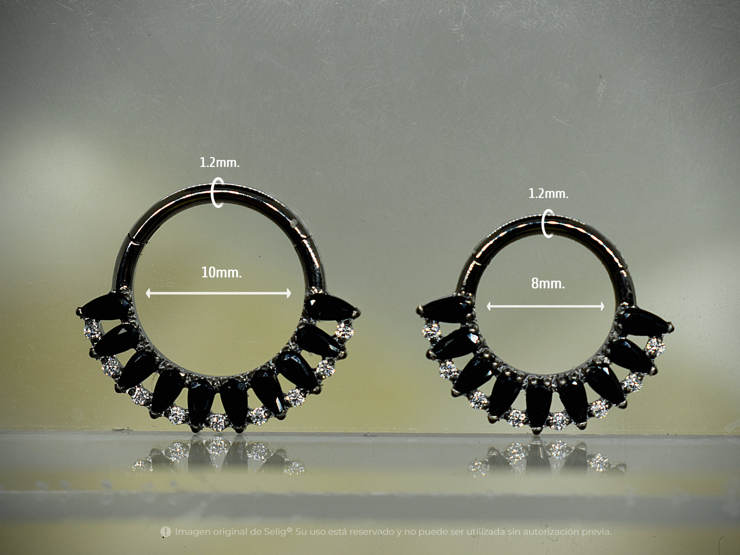 Piercing Cadis dark - Septum / Daith