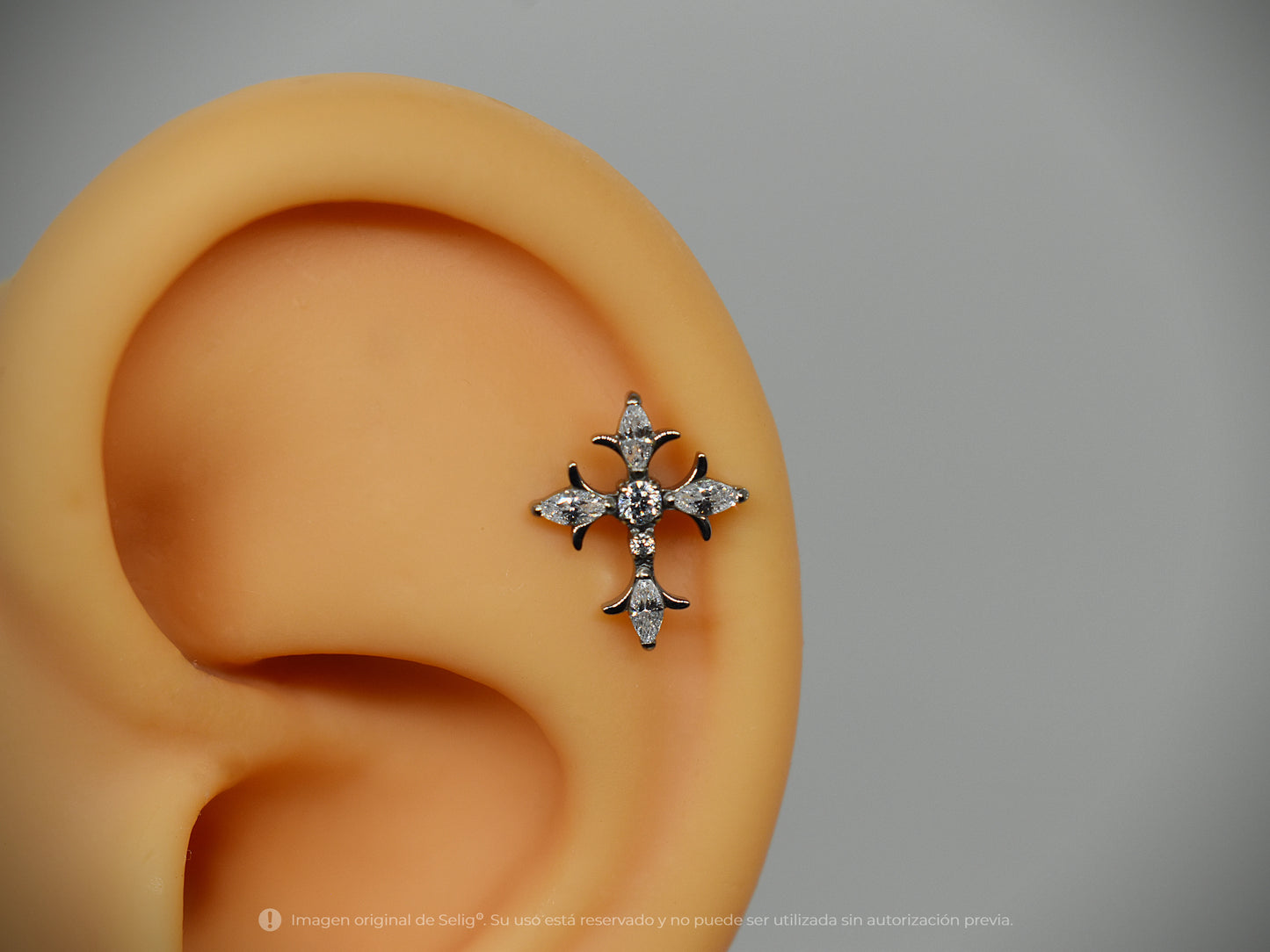 Piercing Cruz II - Helix/Flat/Lobulo