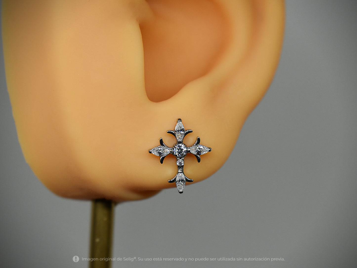 Piercing Cruz II - Helix/Flat/Lobulo