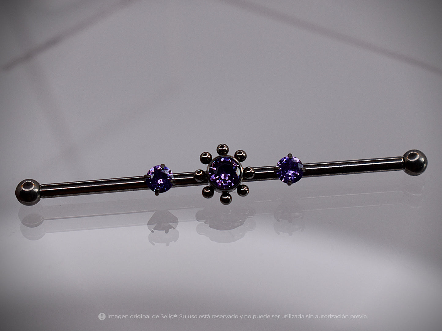 Industrial Purple Dots
