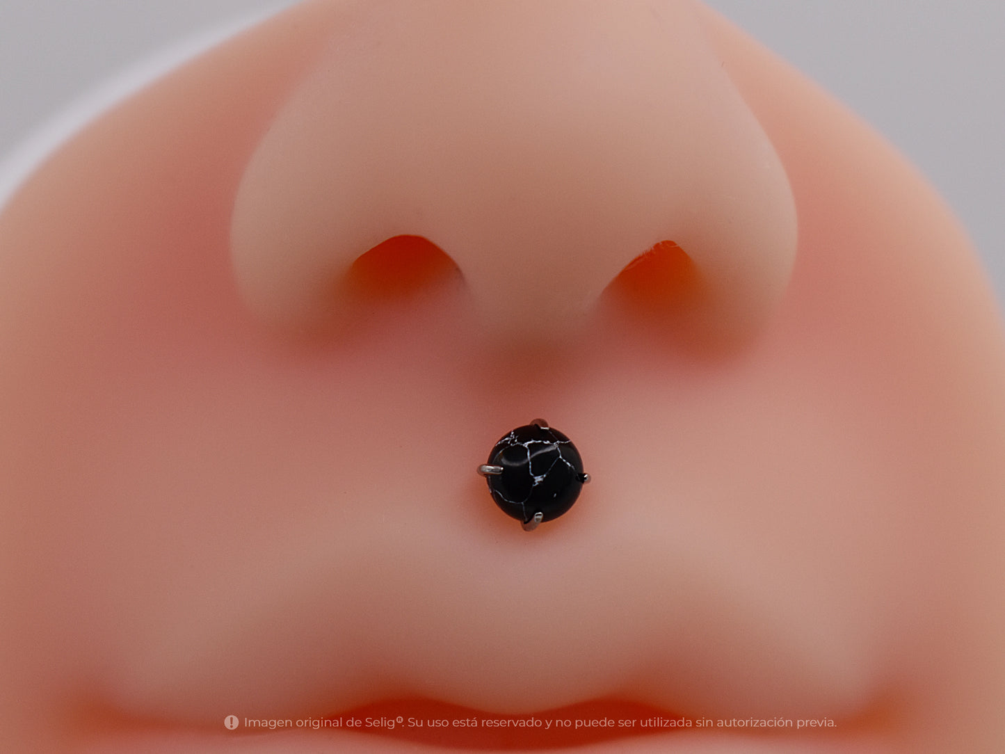 Piercing Black stone - Medusa