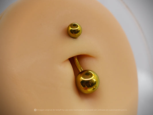 Navel Ball Gold