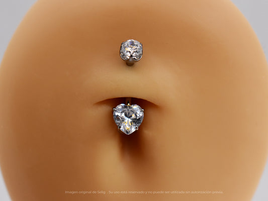Navel Corazón White C7