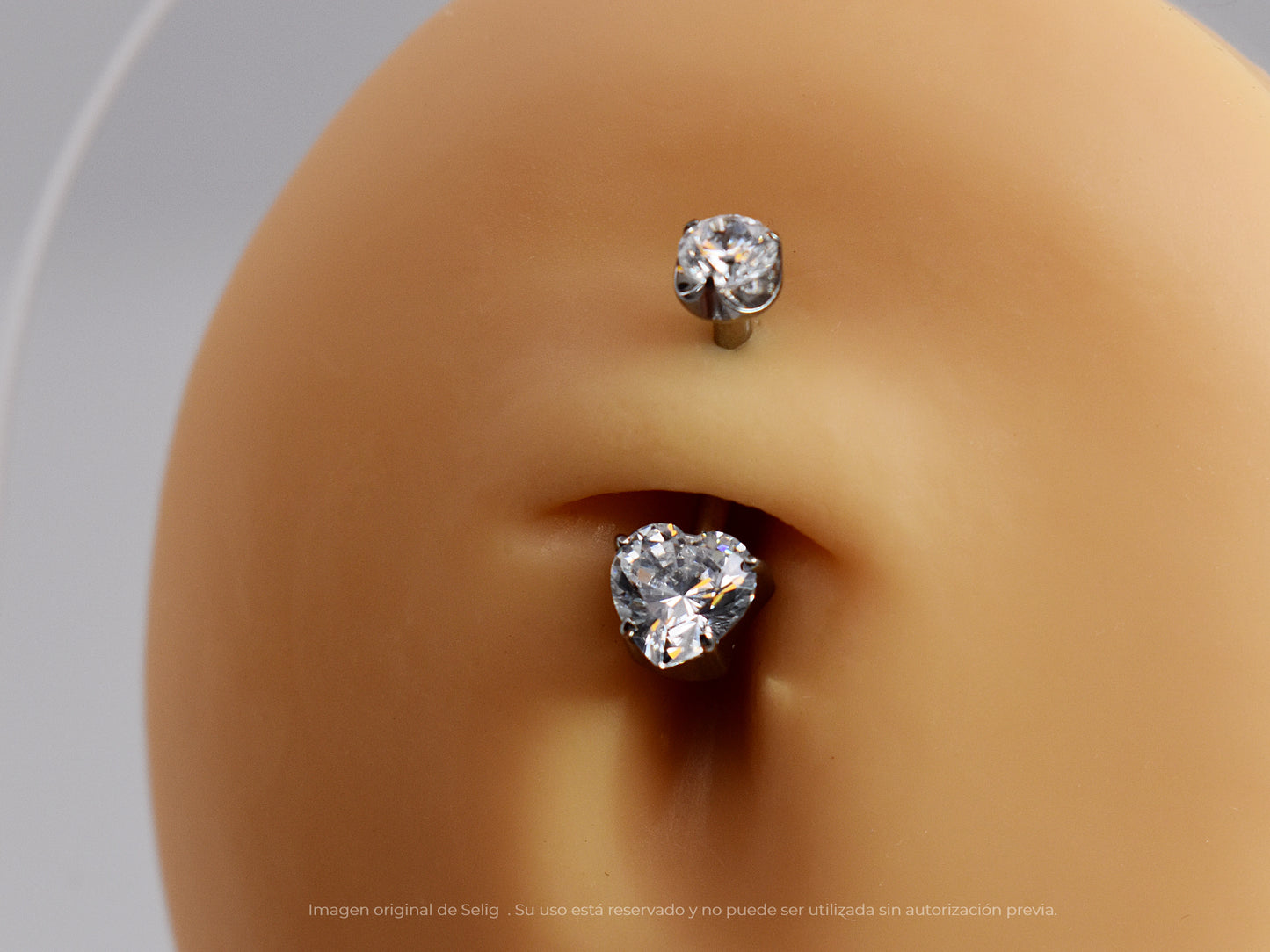 Navel Corazón White C7