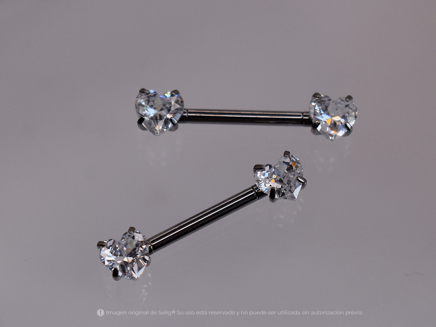 Nipples Crystal Heart