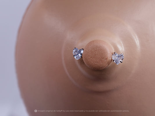 Nipples Crystal Heart