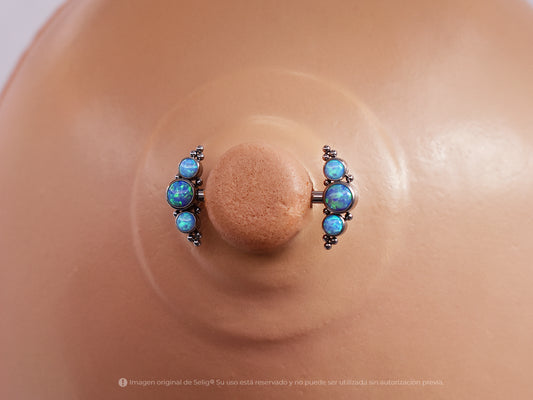 Nipples Yantra Blue
