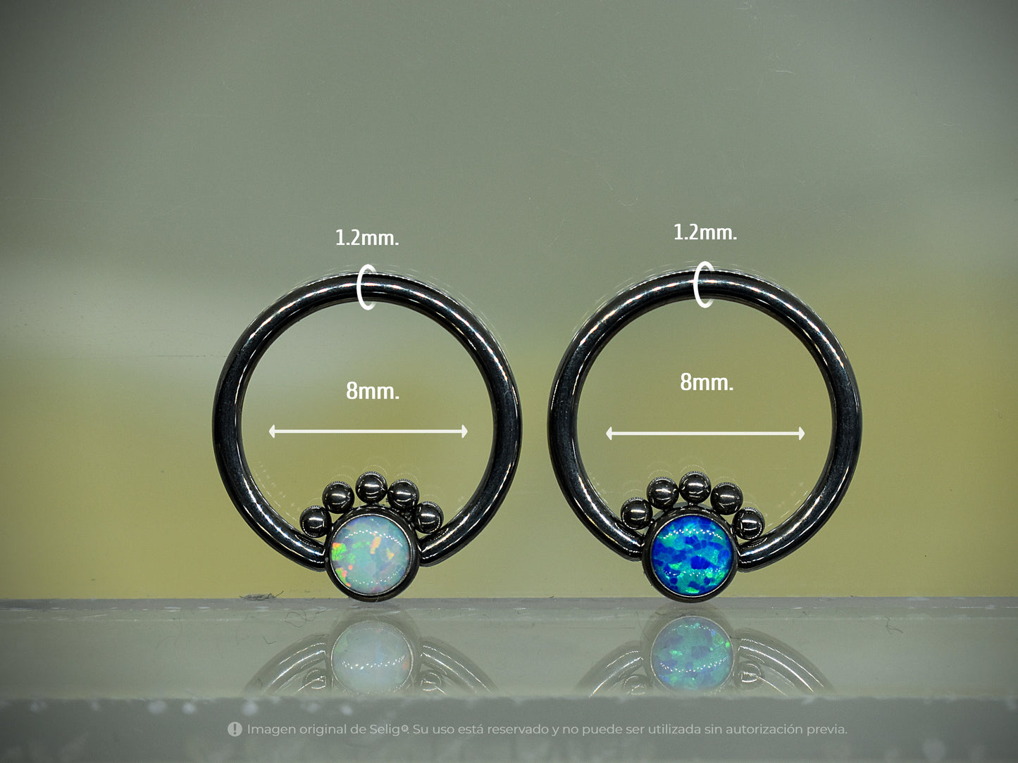 Piercing Sky-Blue - Septum/Daith