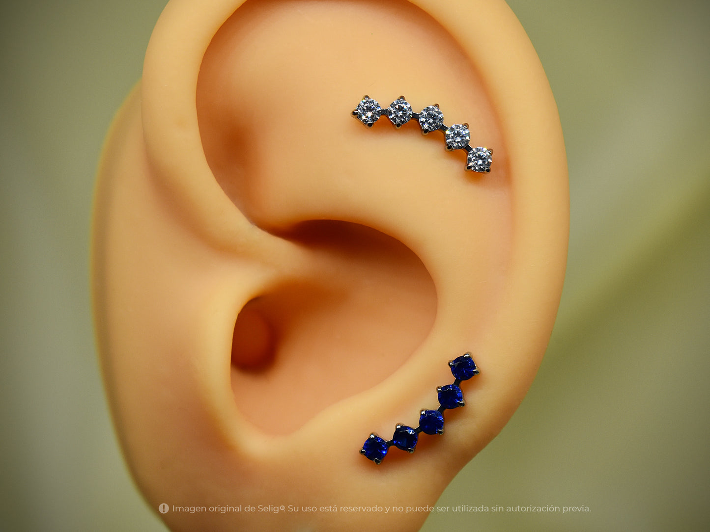 Piercing Bluish - Ear