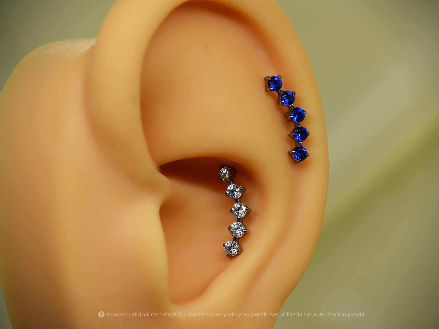 Piercing Bluish - Ear