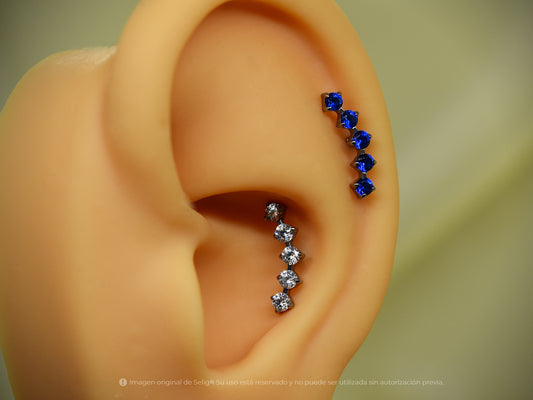 Piercing Bluish - Ear