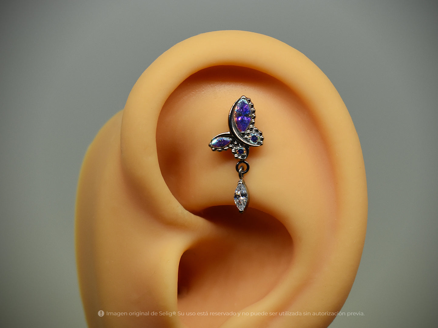 Piercing Butterfly - Helix/Flat