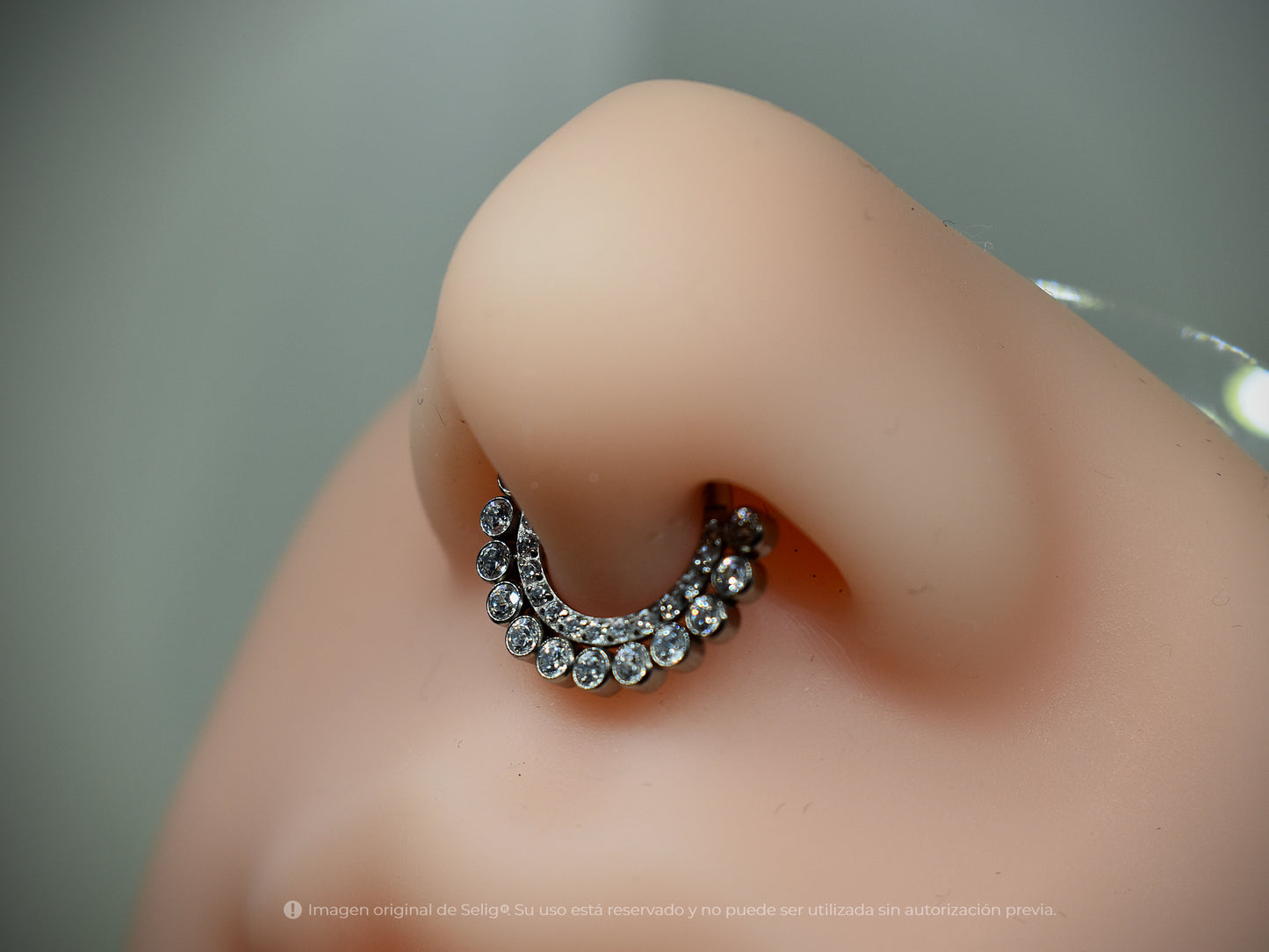 Piercing Cia white - Septum/Daith