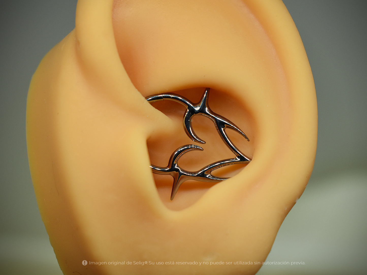 Piercing Heart Dark - Septum/Daith