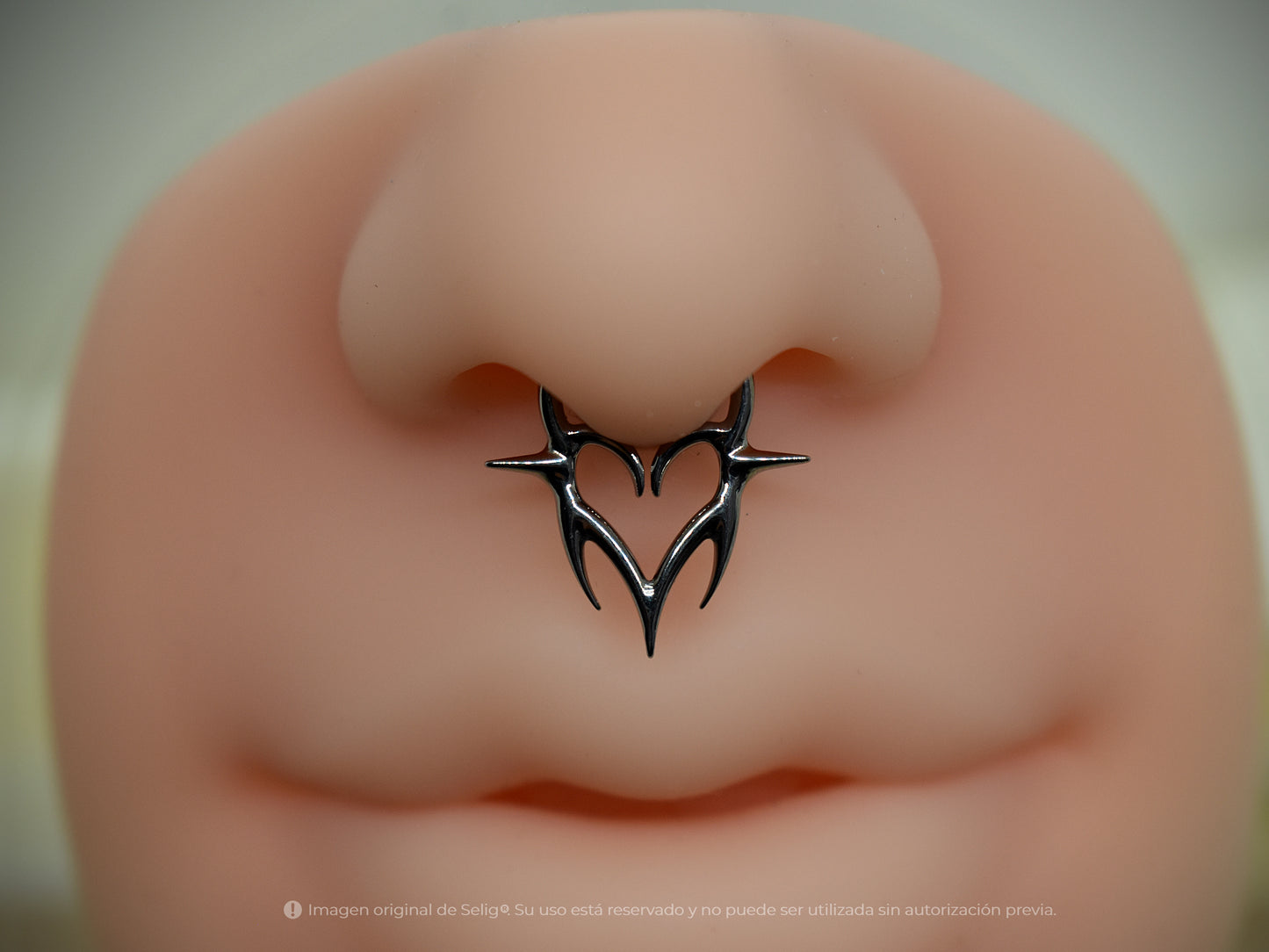 Piercing Heart Dark - Septum/Daith