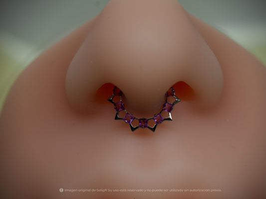 Piercing Hira Fucsia  - Septum/Daith