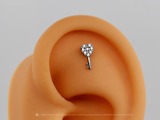 Piercing KeyHeart - Ear