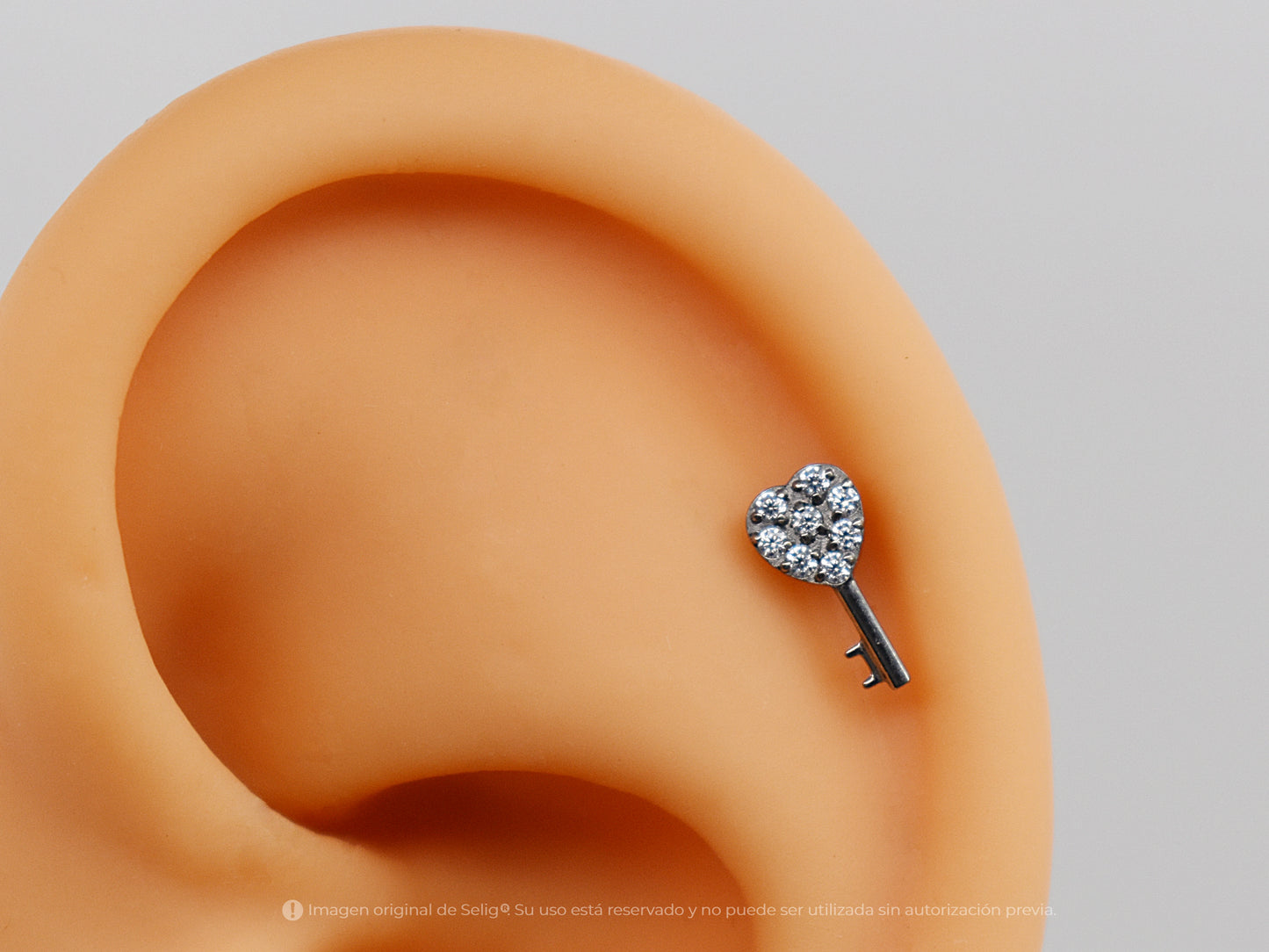 Piercing KeyHeart - Ear