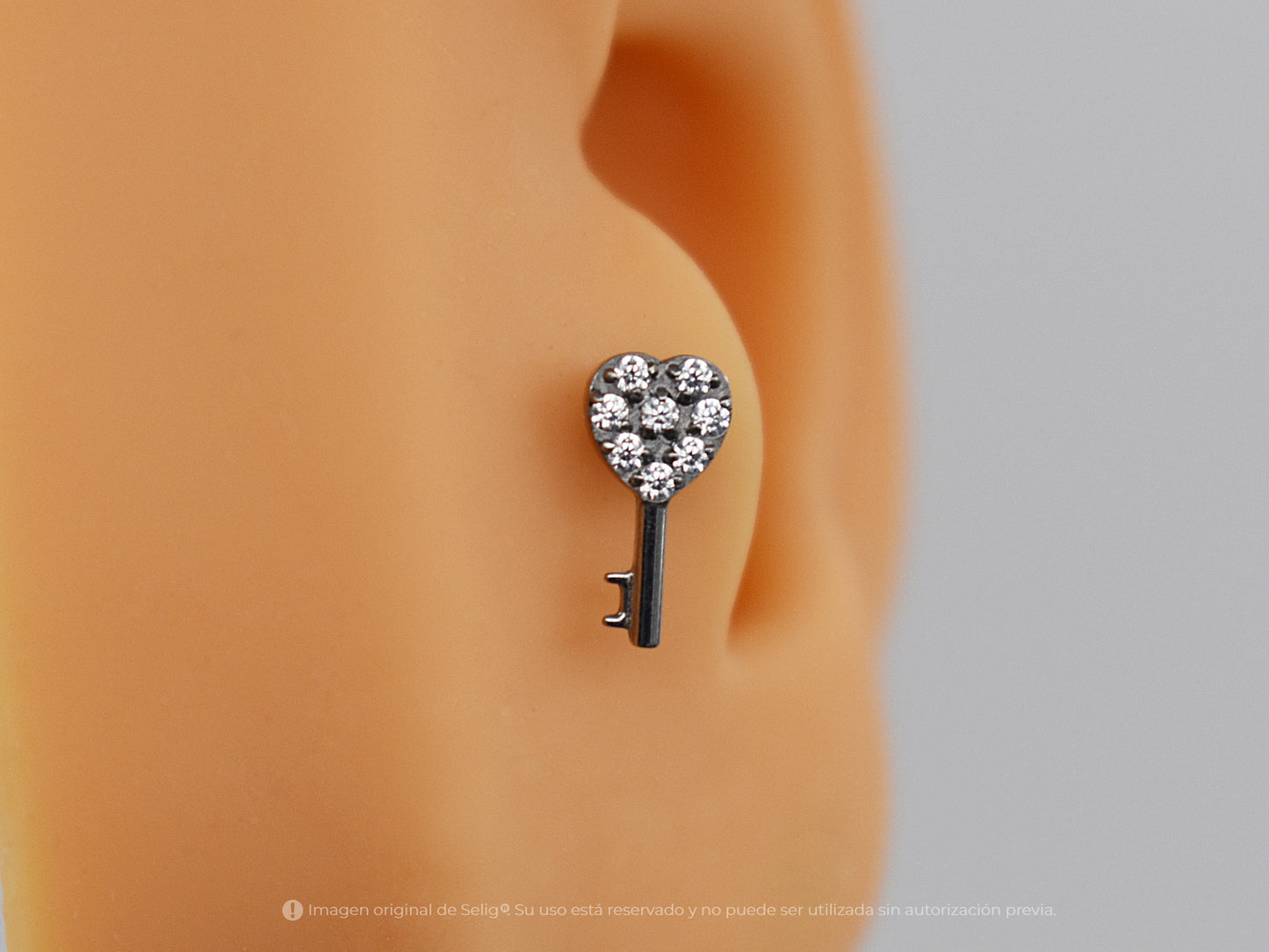 Piercing KeyHeart - Ear
