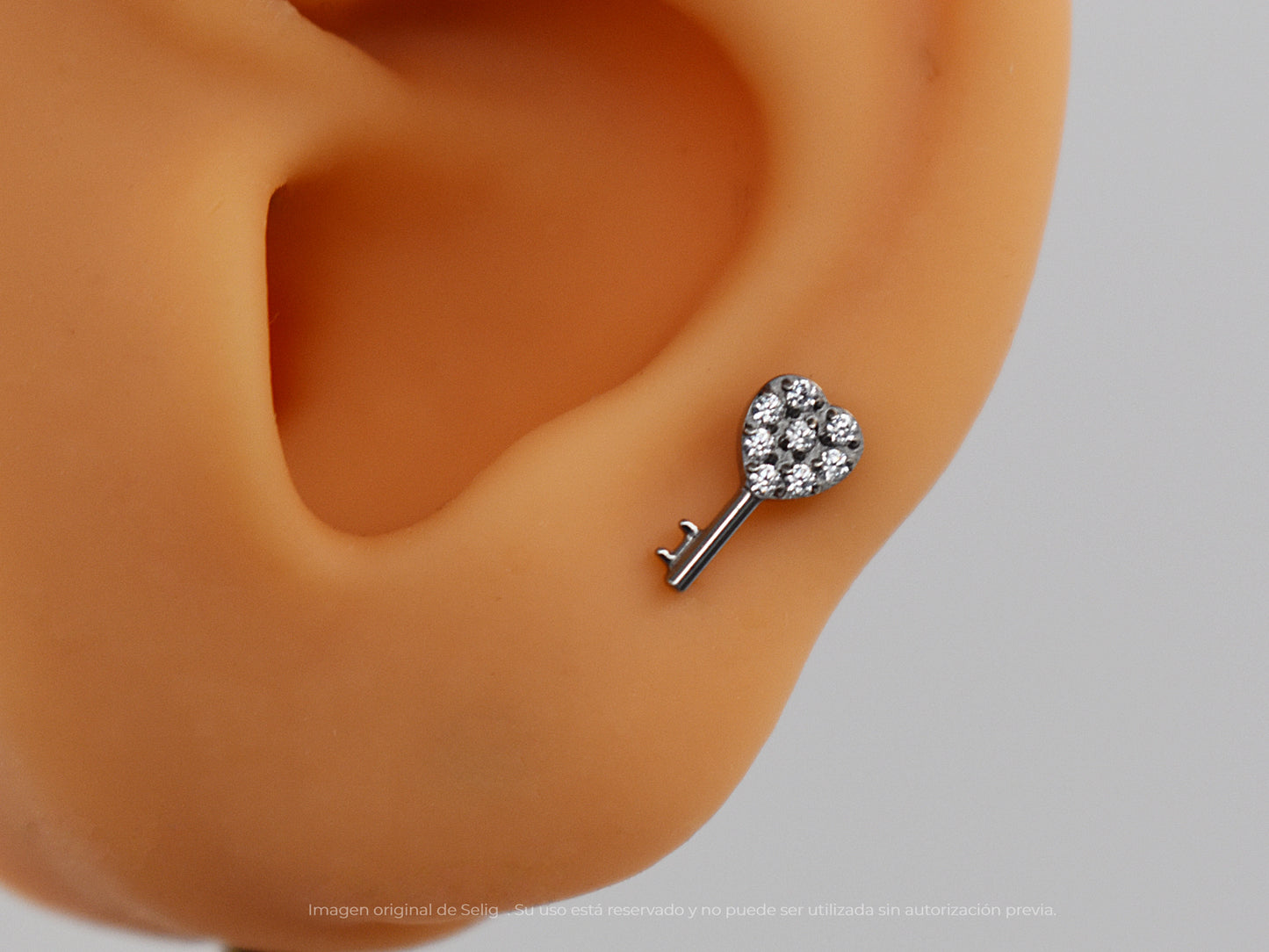 Piercing KeyHeart - Ear