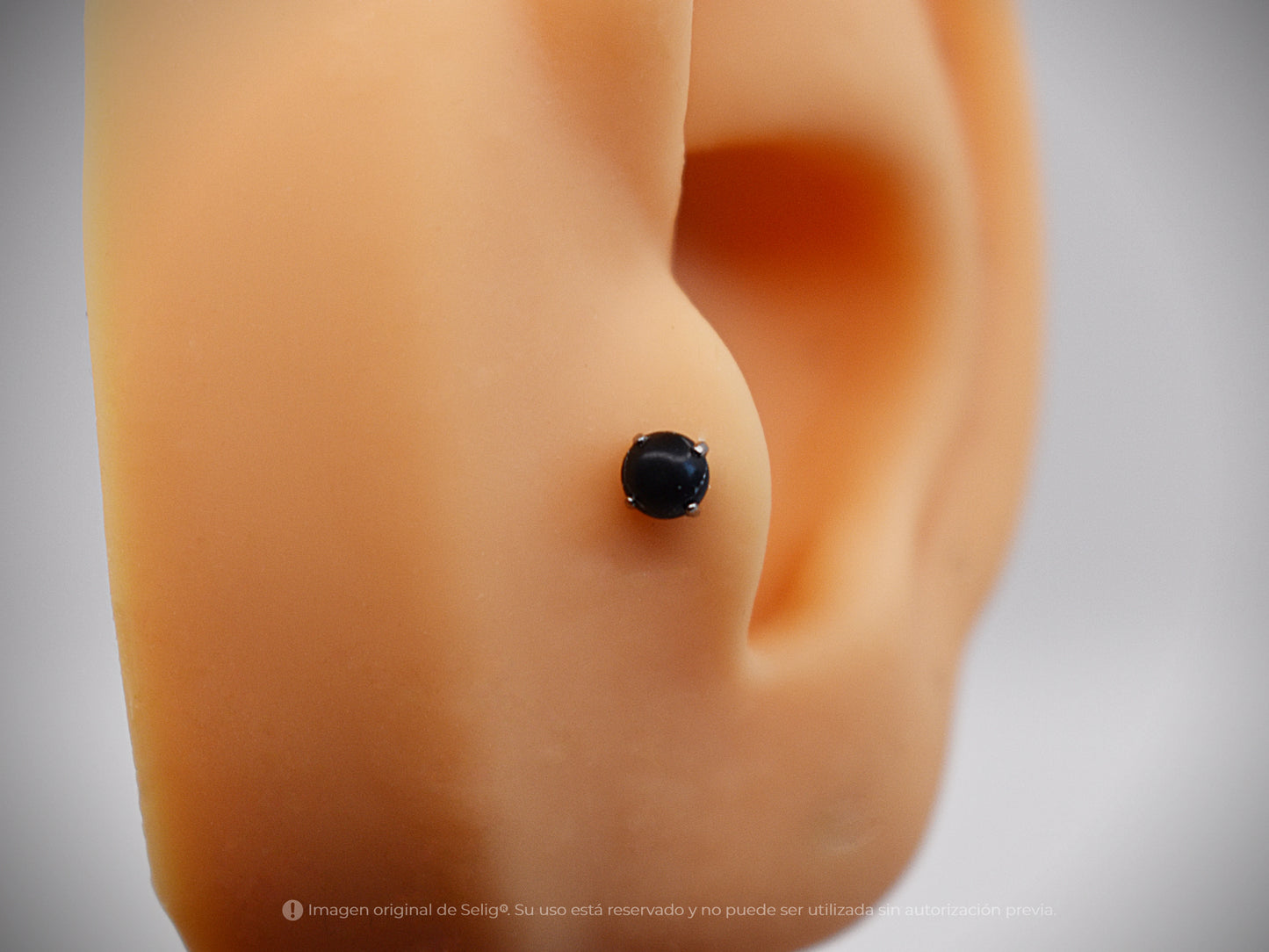 Piercing Marmol Black - Ear