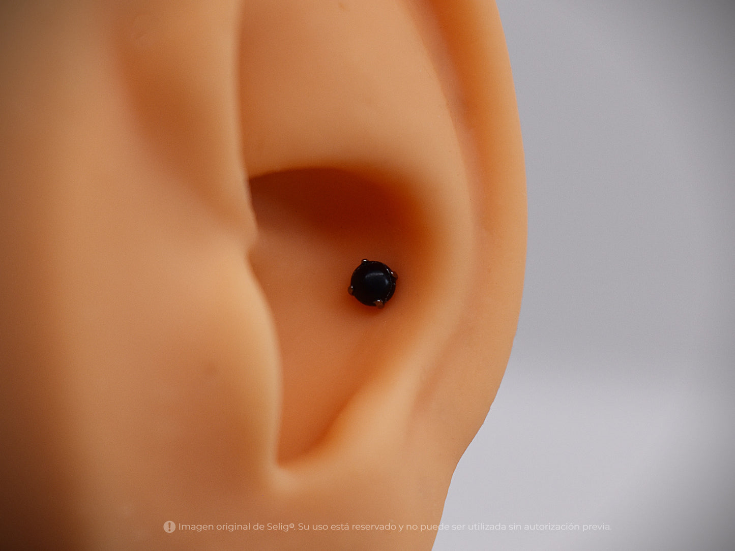 Piercing Marmol Black - Ear