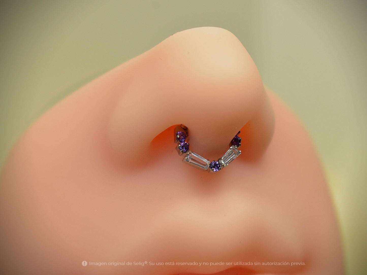 Piercing Purplish - Septum/Daith