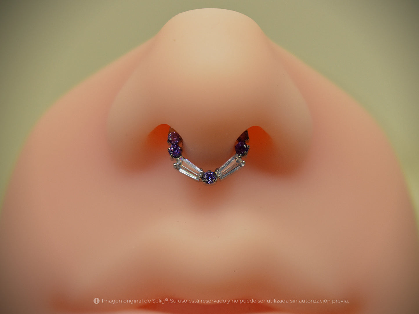 Piercing Purplish - Septum/Daith