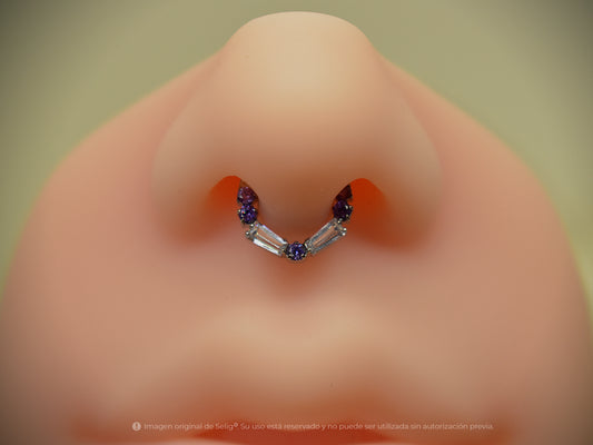 Piercing Purplish - Septum/Daith