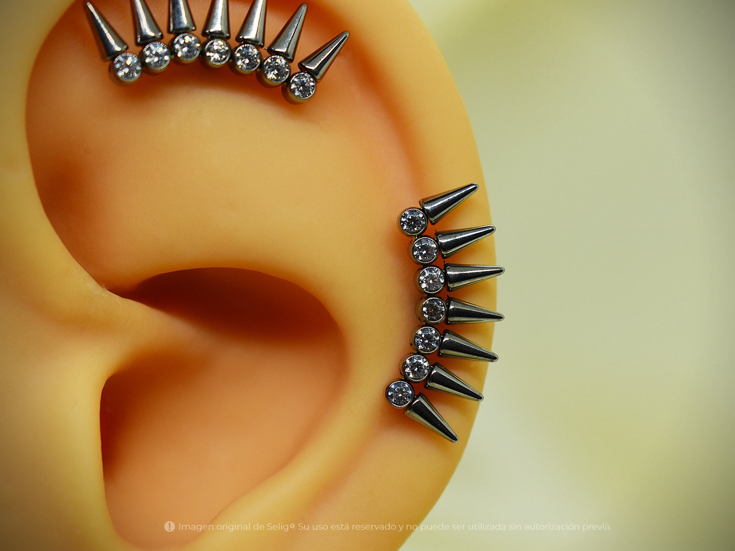 Piercing Spikes - Helix/Flat