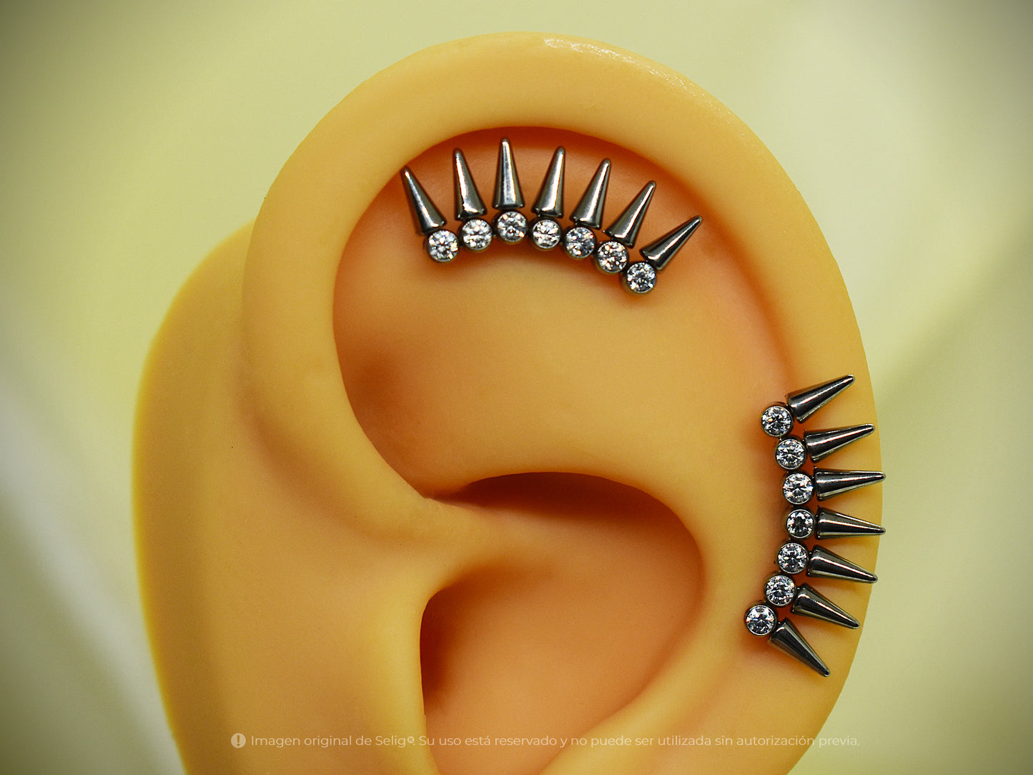 Piercing Spikes - Helix/Flat