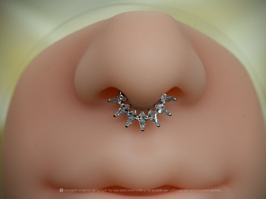 Piercing Stacion white - Septum/Daith
