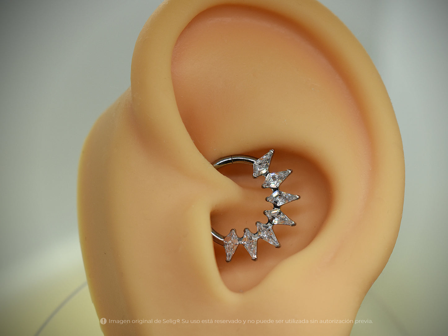 Piercing Stacion white - Septum/Daith
